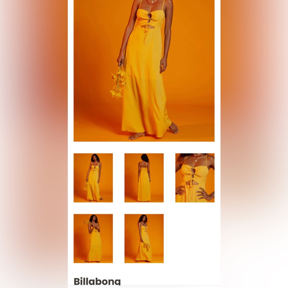 Billabong x It’s Now Cool Lima Maxi dress -Small-NWT